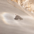 Heart Hand Charm Silver 18K Gold Plated