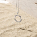 Pave Sun Necklace