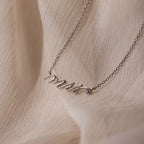 Mrs. Necklace Silver 18K Gold Plated