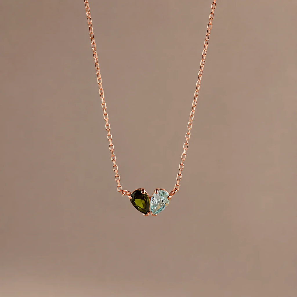 Eternal Duo Heart Necklace