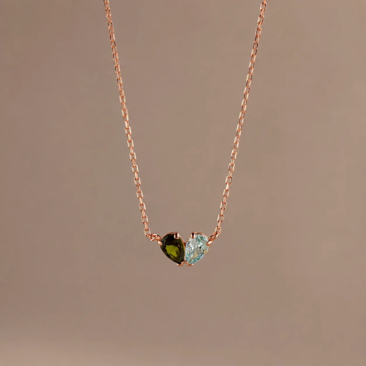 Eternal Duo Heart Necklace