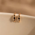 Amaya Black Diamond Threader Earrings