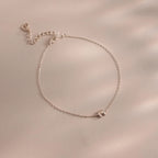 Bubble Initial Bracelet in Silver