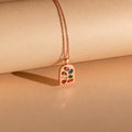 Abstract Art Deco Pendant Necklace