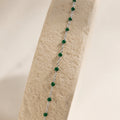Emerald Station Necklace