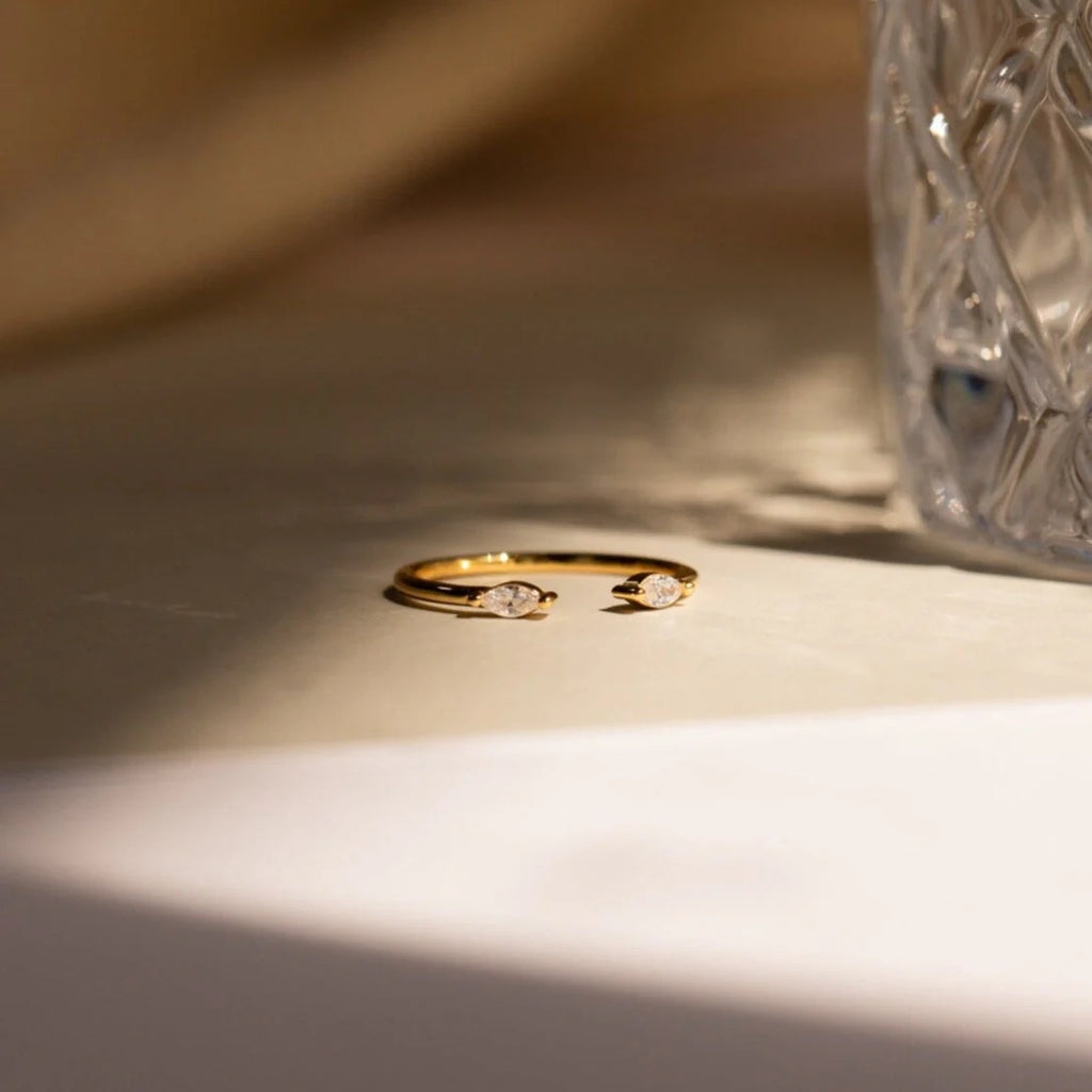 Celeste Duo Marquise Ring