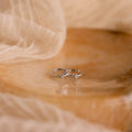 Ericka Diamond Hoops Silver 18K Gold Plated