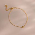 Bubble Initial Bracelet Silver 18K Gold Plated