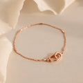 Hinged Circle Pendant Bracelet