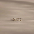 Bubble Name Ring Silver 18K Gold Plated
