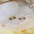 Serenity Duo Birthstone Studs