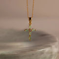Serenity Jade Cross Necklace