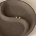 Onyx and Pearl Stud Earrings