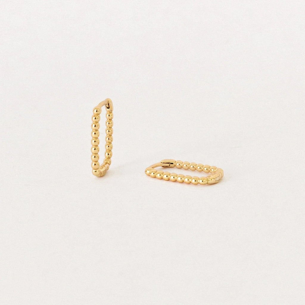 Indiana Beaded Hoops