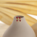 Opal Birthstone Drop Studs