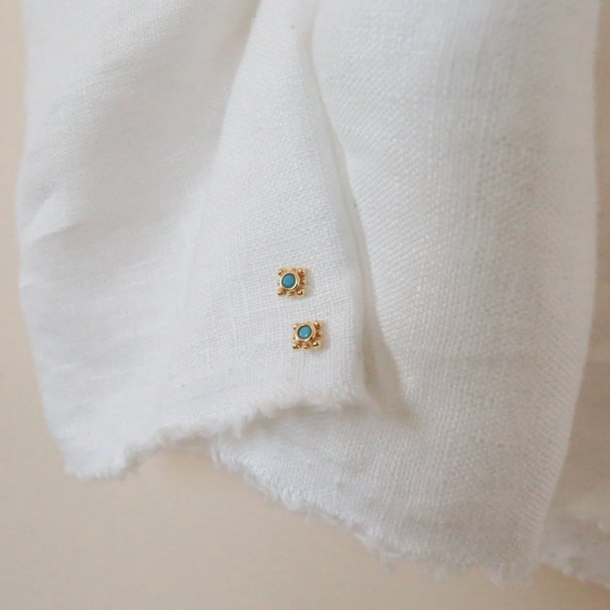 Mara Studs Silver 18K Gold Plated