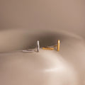 Dainty Bar Studs Silver 18K Gold Plated