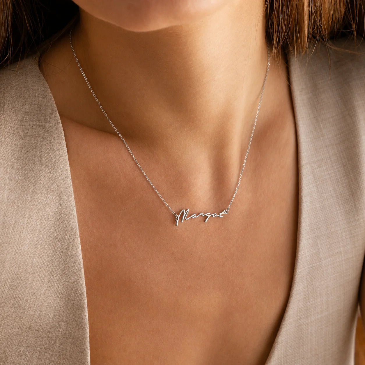 Tiny Venice Name Necklace