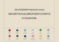 Personalized Birthstone Letter Necklace