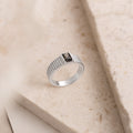 The Olive Peridot Signet Ring