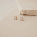 Oval Diamond Studs
