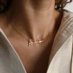 Summer Name Necklace Silver 18K Gold Plated