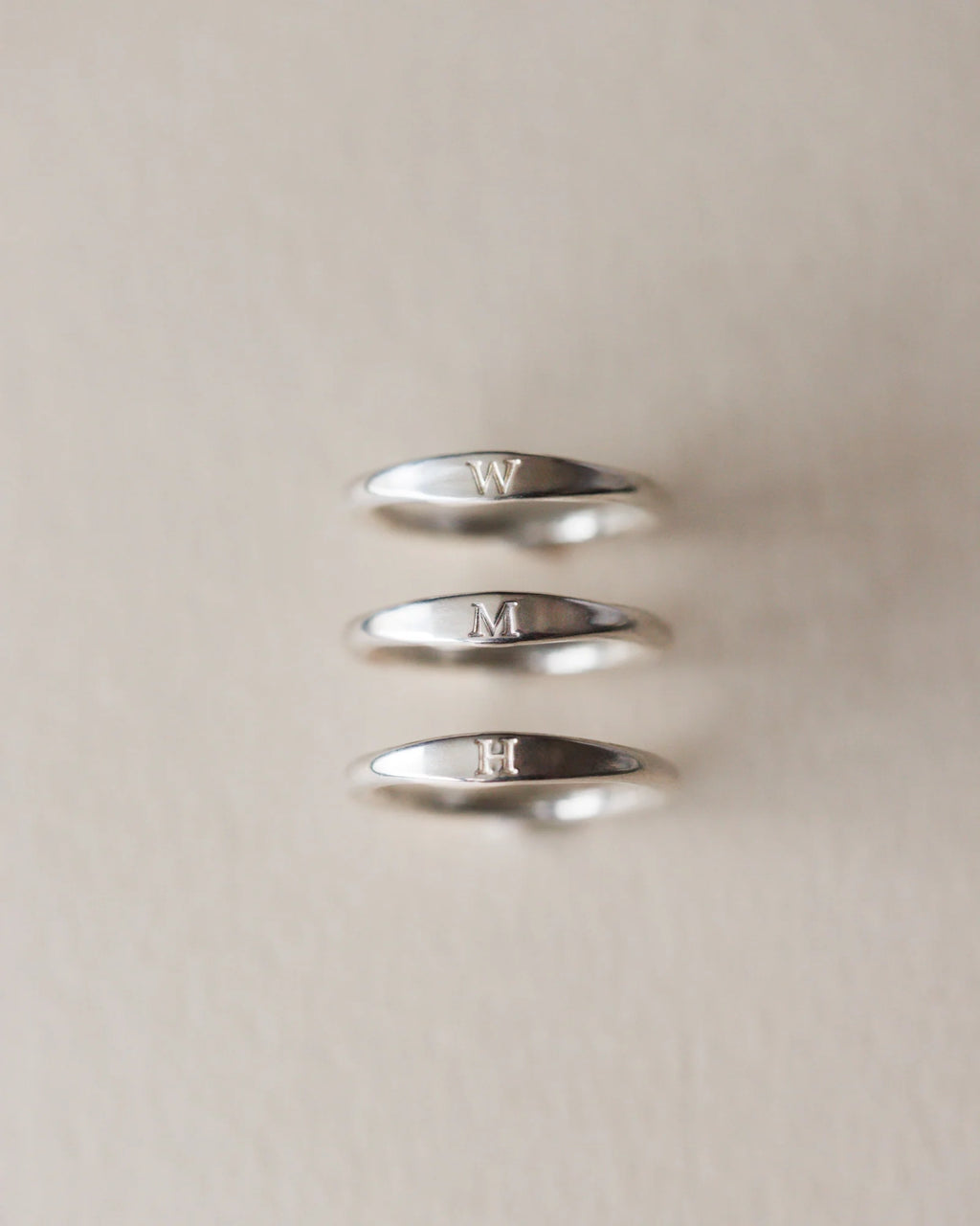 Slim Signet Pinky Ring