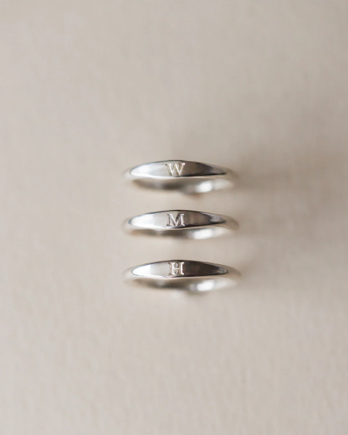 Slim Signet Pinky Ring