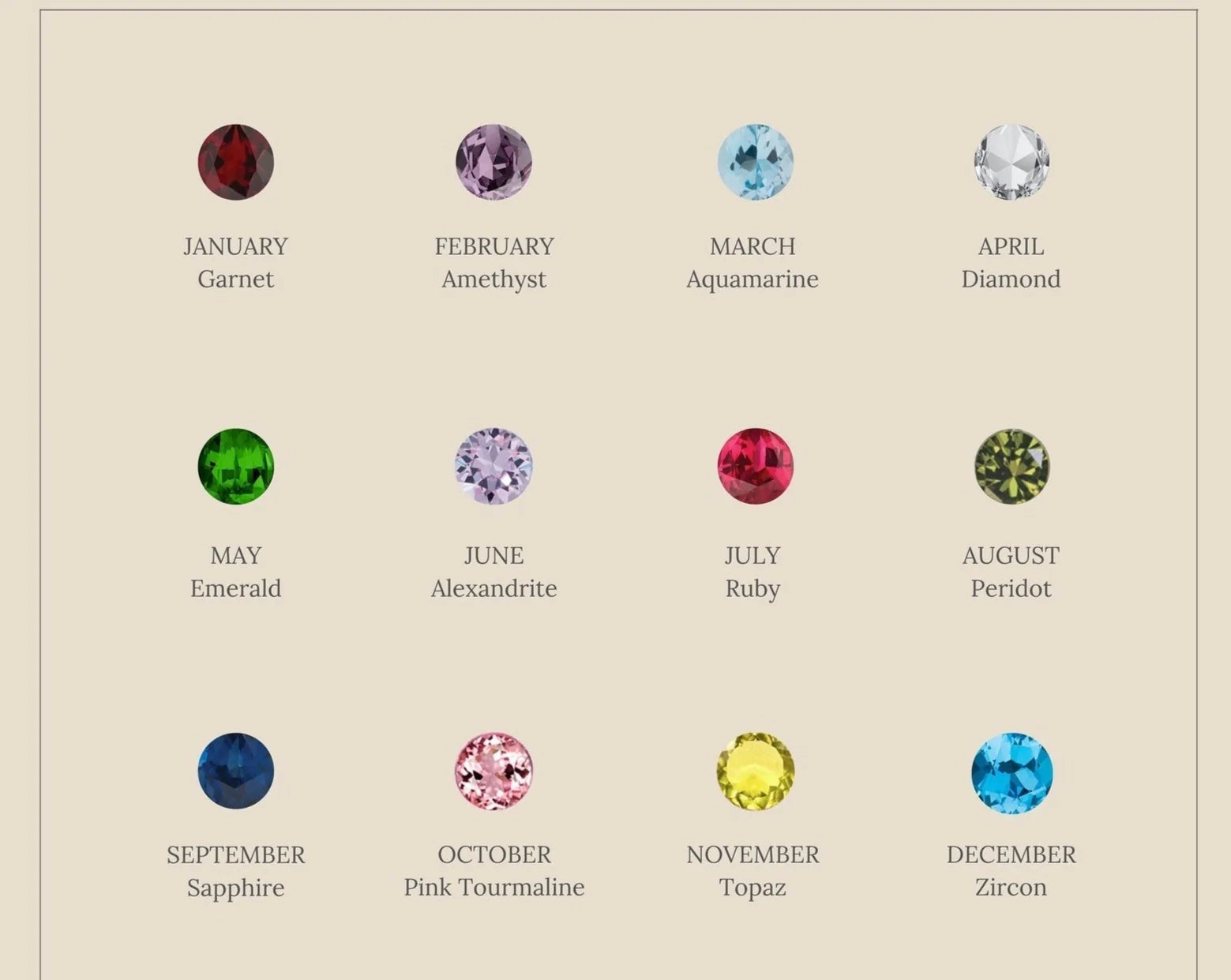 Vera Ruby Birthstone Huggies