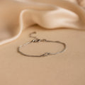 Love Knot Bracelet Silver 18K Gold Plated
