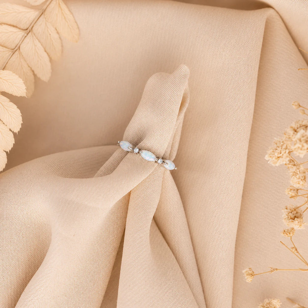 Alessia Trio Opal Ring