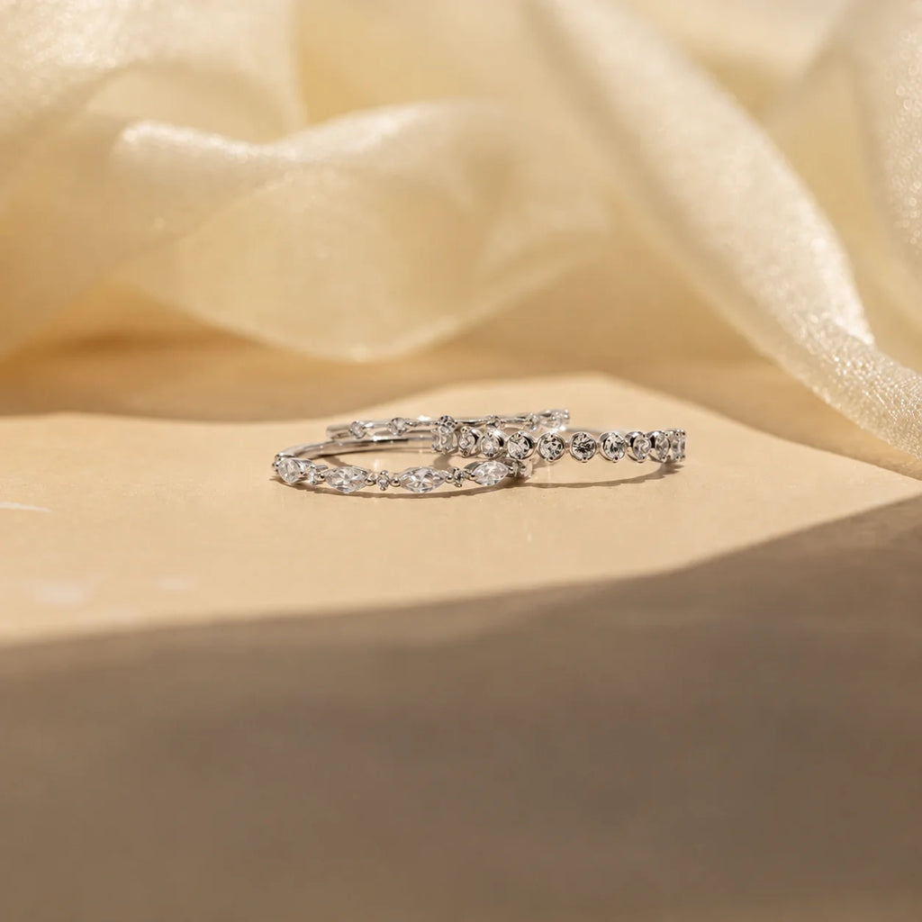 Diamond Stacking Ring Set