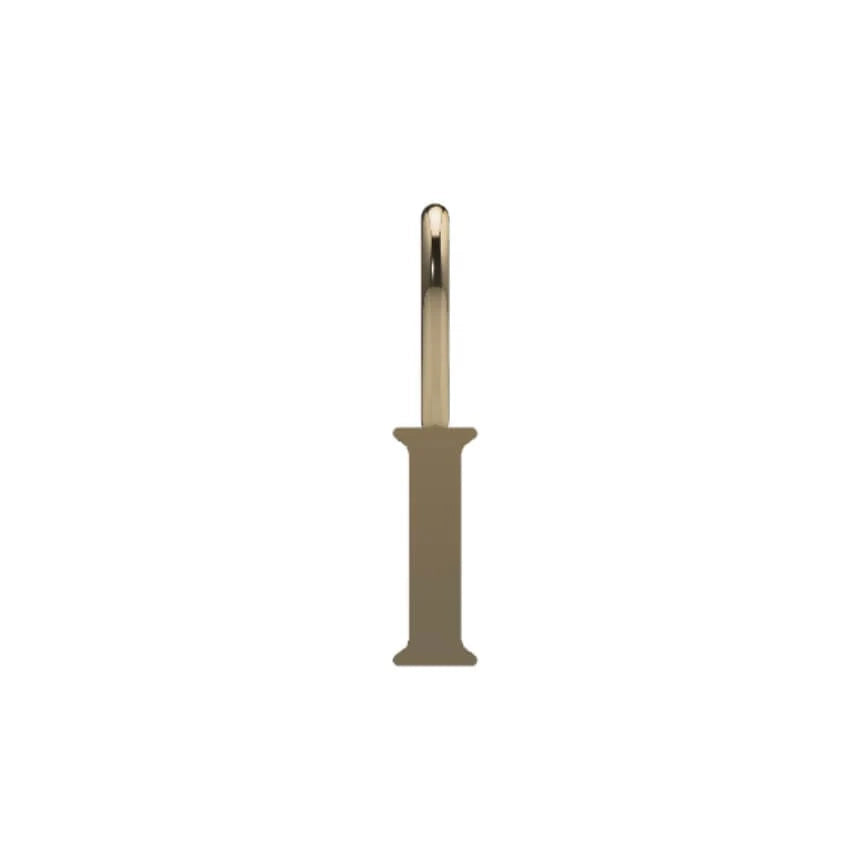 Serif Initial Pendant