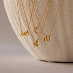 Dainty Zodiac Necklace Silver 18K Gold Plated