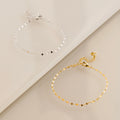 Josephine Chain Bracelet Silver 18K Gold Plated
