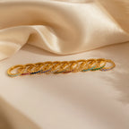 Vera Pave Diamond Huggies Silver 18K Gold Plated