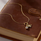 Large Rolo Clasp Necklace  Silver 18K Gold Plated