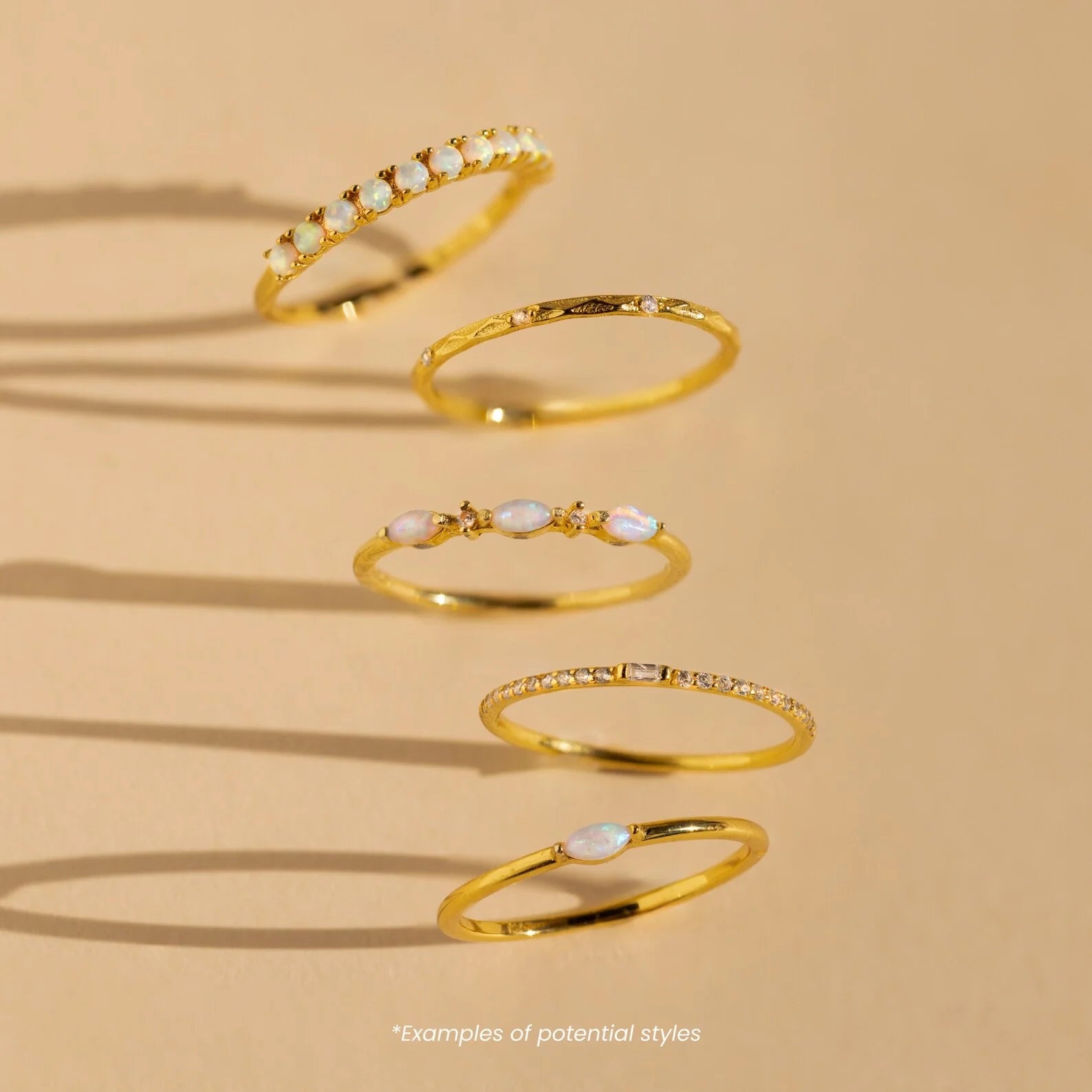 Mystery Ring Silver 18K Gold Plated