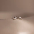 Lightning Bolt Studs Silver 18K Gold Plated