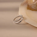 Chelsea Duo Ring Silver 18K Gold Plated