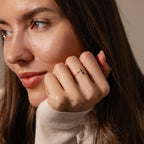 Toi et Moi Wrap Ring Silver 18K Gold Plated