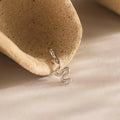 Viper Snake Charm Silver 18K Gold Plated