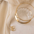 Amanda Link Earrings Silver 18K Gold Plated