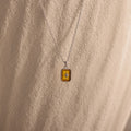 North Star Topaz Necklace Silver 18K Gold Plated