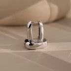 Bold Link Hoops Silver 18K Gold Plated