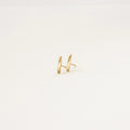 Dainty Bar Studs Silver 18K Gold Plated