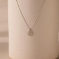 Pearl Tulip Necklace Silver 18K Gold Plated