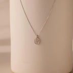 Pearl Tulip Necklace Silver 18K Gold Plated