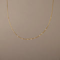 Sprinkle Diamond Necklace Silver 18K Gold Plated