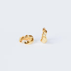 Diana Hoops Silver 18K Gold Plated
